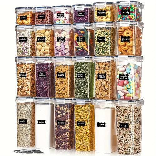 Clear pantry containers
